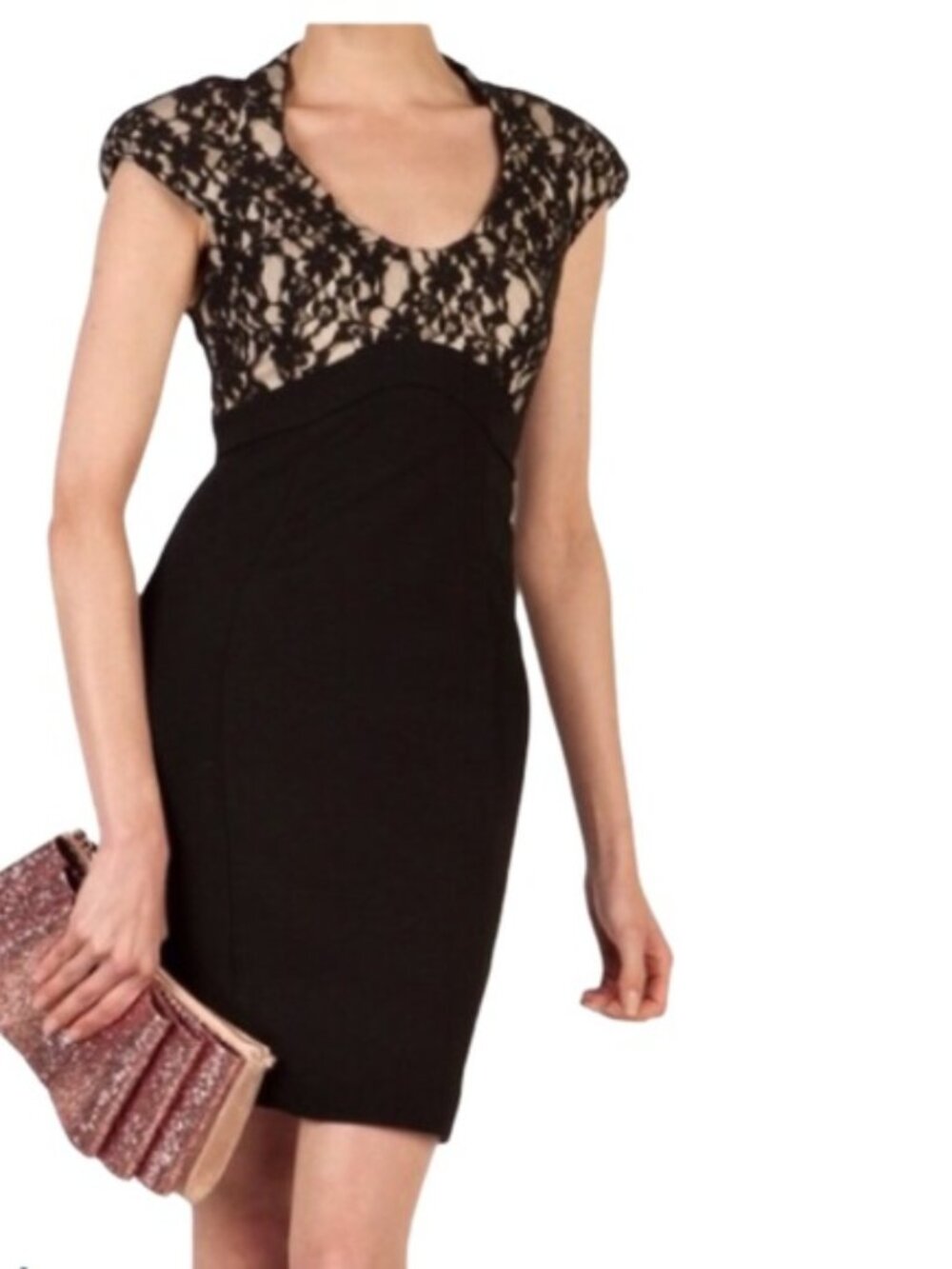 Ted Baker Briony Lace Sheath Dress Size 6/2/Small